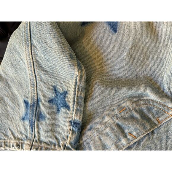 Free People We The Free Good Luck Star Barrel Jeans 30 - Picture 7 of 9
